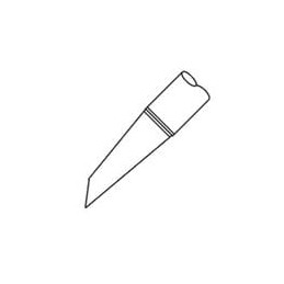 1 pcs : SFV-DRH40CP - Soldering Irons HOOF SOLDER TIP DRAG 4/.157in