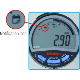 1 pcs - Mitutoyo 543-710BMetric Plunger Digital Indicator, 12.7 mm Measurement Range, 0.01 mm Resolution , 0.02 mm Accuracy