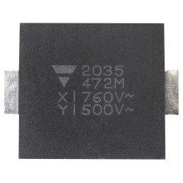 5 pcs - Vishay Single Layer Ceramic Capacitor (SLCC) 3.3nF 760V ac ±20% Y5U Dielectric, SMD Y1, Surface Mount +125°C Max Op.