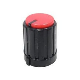 10 pcs : 450-3021 - Knobs & Dials RED .52'D X .65'H