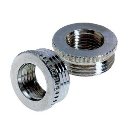 5 pcs - Lapp Cable Gland Adaptor, PG29 Exterior Thread, PG21 Interior Thread, Nickel Plated Brass, SKINDICHT Series