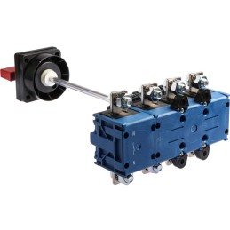 1 pcs - Kraus & Naimer 4P Pole Isolator Switch - 250A Maximum Current, 90kW Power Rating, IP65