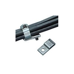 1 pcs : MTM1H25-C - Cable Tie Mounts Tie Mount 304SS 1 Hole Foldover .25