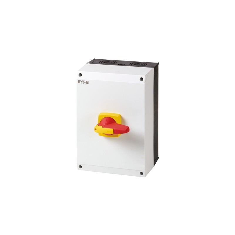 1 pcs - Eaton 3P Pole Surface Mount Isolator Switch - 160A Maximum Current, 90kW Power Rating, IP65