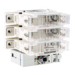 1 pcs - Socomec Fuse Switch Disconnector, 3 Pole, 100A Max Current, 10A Fuse Current