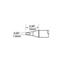 1 pcs : STP-CH15 - Soldering Irons Cartridge Chisel 1.5mm(0.059in) 30Deg