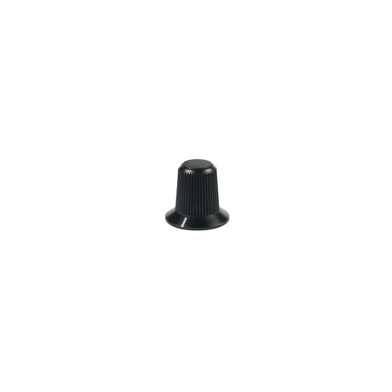 1 pcs : AT4103A - Knobs & Dials SMALL KNOB BLK TIP MR SERIES