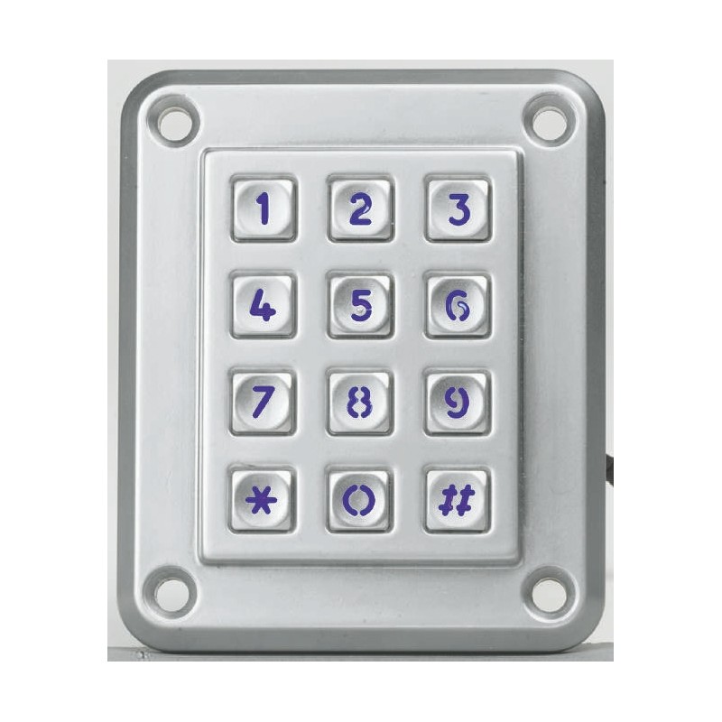 1 pcs - EOZ IP67 12 Key ABS Illuminated Keypad