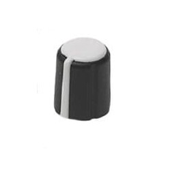 1 pcs : 1221-K - Knobs & Dials S/T Control Knob 1/4' Flat to 5/32