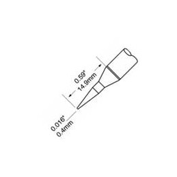 1 pcs : STV-CNL04 - Soldering Irons Tip Conical Long 0.4mm (0.016in)