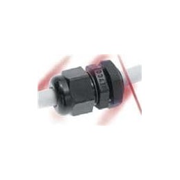 1 pcs : 3449 - Cable Glands, Strain Reliefs & Cord Grips .069' - .25' CABLE PG HUB GRAY