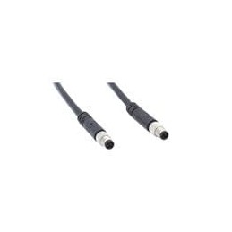 1 pcs : CCA-000-M01R228 - Sensor Cables / Actuator Cables M5 3 pos Male/Male straight/straight 1m