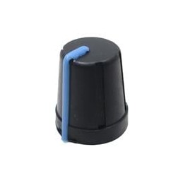 1 pcs : 450-3C618 - Knobs & Dials SOFT TCH SH BK/BL T18