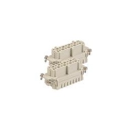 1 pcs : 09330162712 - Heavy Duty Power Connectors FEMALE INSERT 32 POLE CRIMP TERM