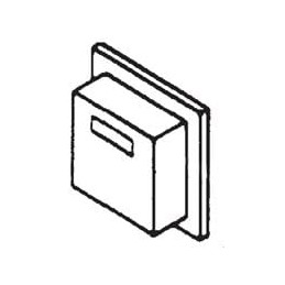 1 pcs : AML52-A10K - Industrial Panel Mount Indicators / Switch Indicators SQ LED BUTTON BLACK NO LEGEND