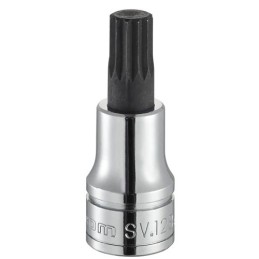 1 pcs - Facom 1/2 in Drive Bit Socket, XZN Spline Bit, M18, 60 mm Overall Length