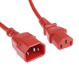 1 pcs - RS PRO IEC C13 Socket to IEC C14 Plug Power Cord, 5m