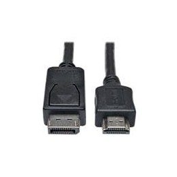 1 pcs : P582-006 - Audio Cables / Video Cables / RCA Cables 6FT DISPLAYPORT TO HDMI CABLE