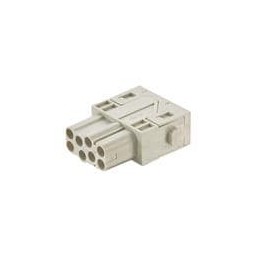 1 pcs : 09140085101 - Heavy Duty Power Connectors Han EE 8pin module Female Push-In for AWG 20-14 (0.5-2.5mm)