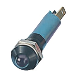 1 pcs - CML Innovative Technologies Blue Panel Mount Indicator, 12V, 8mm Mounting Hole Size