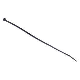1 Bag of 100 - RS PRO Cable Tie, 250mm x 4.8 mm, Black Nylon, Pk-100
