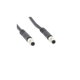 1 pcs : CCA-000-M02R186 - Sensor Cables / Actuator Cables M5 4 pos Male/Male straight/straight 2m