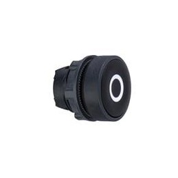 1 pcs : ZB5AA232 - Pushbutton Switches FLUSH BLACK W/WHT O MARKING