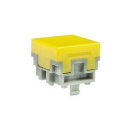 10 pcs : AT476EJ - Switch Bezels / Switch Caps SQ CAP FOR LB YLW