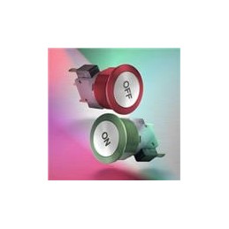 1 pcs : 1241.6622.5120000 - Pushbutton Switches MSM19 AGNF 5A @125VAC Green