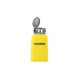 1 pcs : 35595 - Liquid Dispensers & Bottles ONE-TOUCH, YELLOW DURASTATIC, 6 OZ, PRINTED FLUX REMOVER
