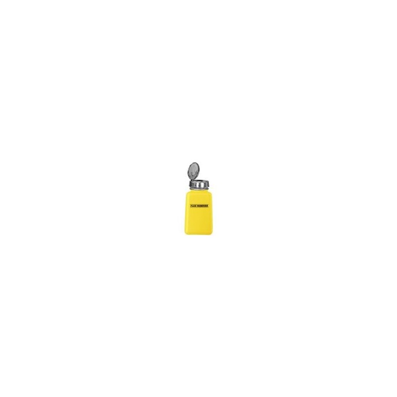 1 pcs : 35595 - Liquid Dispensers & Bottles ONE-TOUCH, YELLOW DURASTATIC, 6 OZ, PRINTED FLUX REMOVER