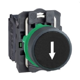1 pcs - Schneider Electric Harmony XB5 Series Push Button, Panel Mount, 22mm Cutout, SPST, IP66, IP67, IP69(IP69K)