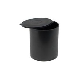 1 pcs : 57018 - Antistatic Control Products Velostat Round Container, 4015, 3-13/16 x 4-11/16 inch