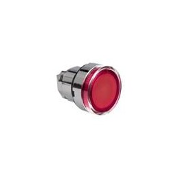 1 pcs : ZB4BW343S - Switch Fixings ILLUM FLUSH 22MM HEAD, RED