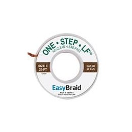 1 pcs : LF-E-25 - Desoldering Braid / Solder Removal DESOLDERING BRAID, LEAD FREE, .125' X 25'
