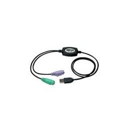 1 pcs : B015-000 - Computer Cables USB to PS/2 Adapter