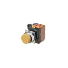 1 pcs : A22NL-RPM-TWA-G100-WC - Pushbutton Switches Assm, Prj, Mtl Bzl, Whte, 1 NO
