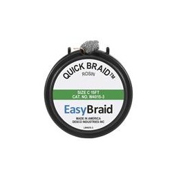 1 pcs : W4015-3 - Desoldering Braid / Solder Removal Cassette With 3, .075 inch x 15ft Quick Braid Replacement Rosin Wick