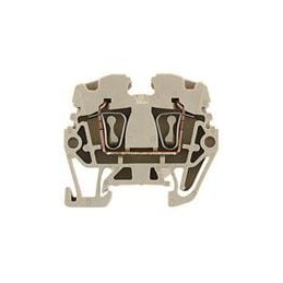 10 pcs : 1720920000 - DIN Rail Terminal Blocks ZDUA 2.5-2, BG