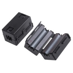 2 pcs - RS PRO Openable Ferrite Clamp, 20.5 x 33 x 20mm, For Computer Peripherals, Digital TV, Internal & External Power