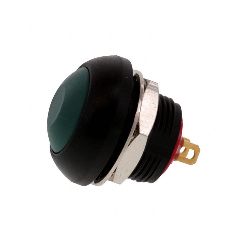 1 pcs - TE Connectivity PB6 Series Push Button Switch, (On)-Off, Panel Mount, SPST - NO, 50 V dc, 125V ac, IP68