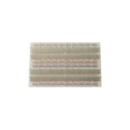 1 pcs : BB1660T - PCBs & Breadboards Transp 1660pt BrdBrd Mtl Bcking 6.5x4.3