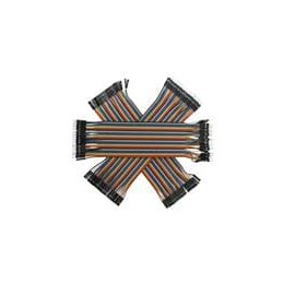 1 pcs : KIT-ZW-20x3 - Jumper Wires ZIPWIRE KIT 20cm 120 WIRES ASSORTED