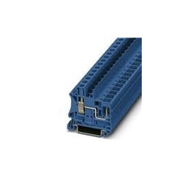 10 pcs : 3060542 - DIN Rail Terminal Blocks UT 6/1P BU
