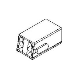 10 pcs : 50-16-0281 - Heavy Duty Power Connectors Range Rcpt Hsg Pheno pt Hsg Phenolic 2Ckt