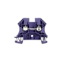 10 pcs : 1037820000 - DIN Rail Terminal Blocks WDU 4 PA/VIOLET