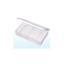 1 pcs : T220 - Storage Boxes & Cases Six-Compartment Box 4 3/8' x 2 5/8' x 1' (11.11 x 6.67 x 2.54 cm)