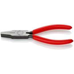 1 pcs - Knipex 20 01 140 Nose pliers, 140 mm Overall, Flat, Straight Tip, 28mm Jaw