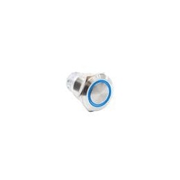 1 pcs : PV4F2H0SS-341 - Pushbutton Switches 2A 48VDC BLU LED 16mm On(On) DPDT