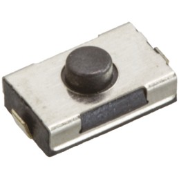 1 pcs - Black Tactile Switch, SPST 50 mA @ 12 V dc 0.8mm Surface Mount